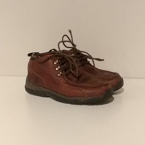 Timberland boys leather boots size 1.5